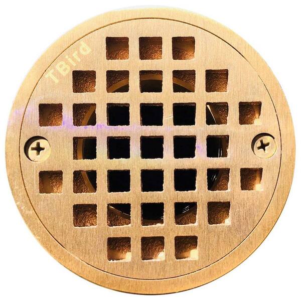 Thunderbird Products, Inc. 4 in. Round Bronze Grate