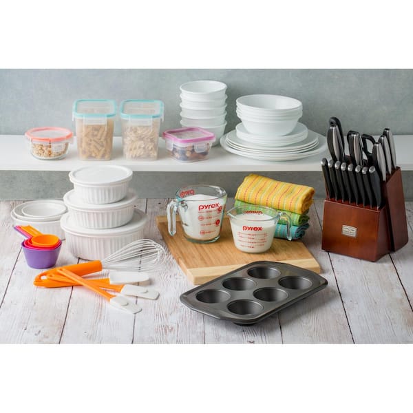 Pyrex Prepware 2-Cup Measuring Cup with Red Graphics 6001075 - The