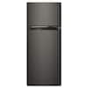 Réfrigérateur à congélateur supérieur Whirlpool profondeur standard, 18  pi³, inox noir WRT518SZKV