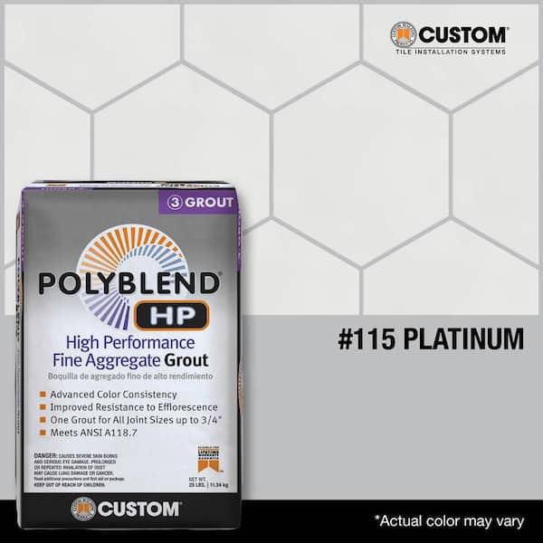 Polyblend HP #115 Platinum 25lb High Performance Fine Aggregate Grout