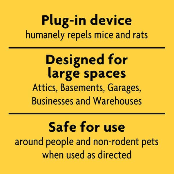 3-Speaker Ultra PestChaser Rodent Repellent