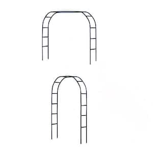 7.5 ft. Metal Arch (2 Way Assemble) for Wedding Garden Bridal Party Decoration Arbor