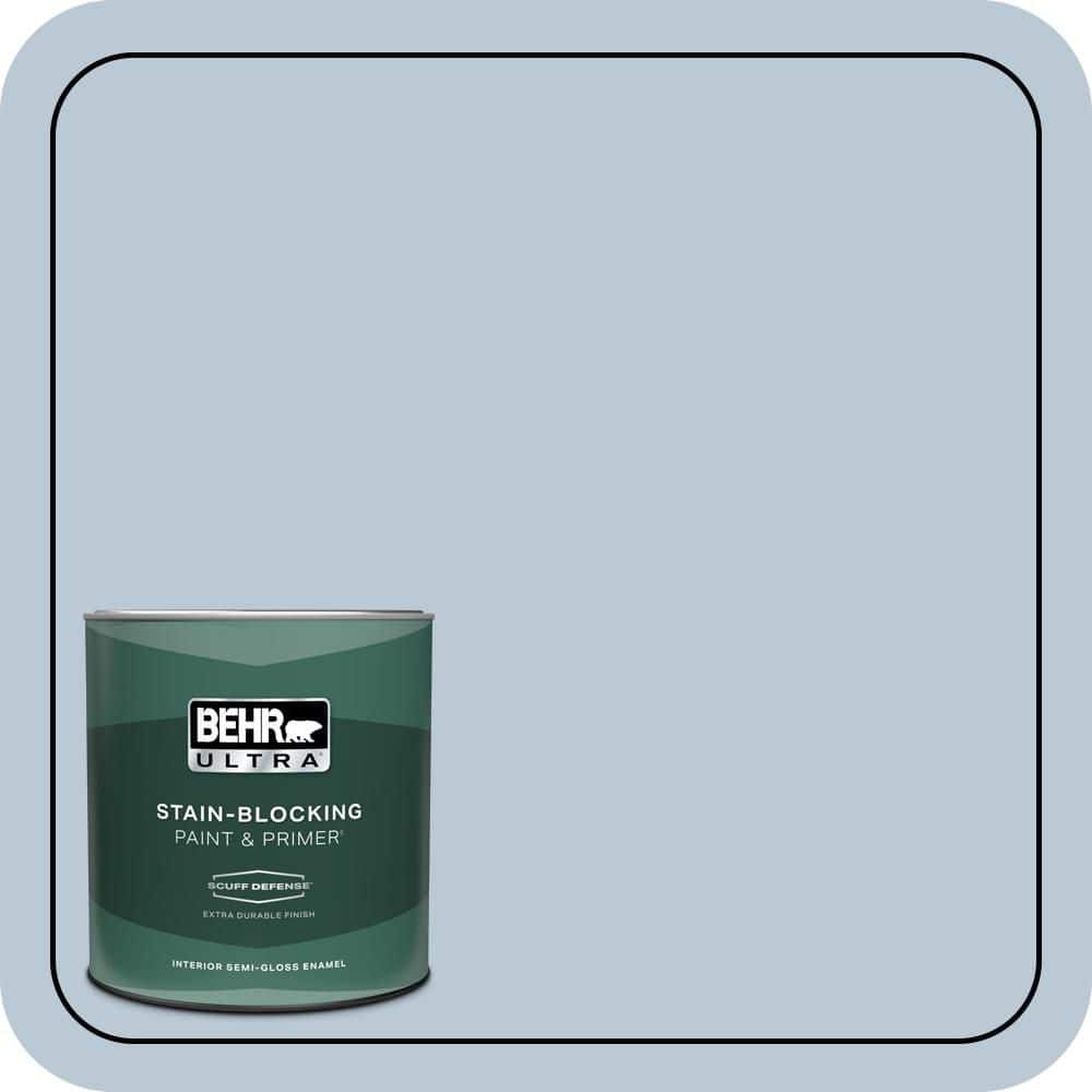 1 qt. #S520-2 Journeys End Extra Durable Semi-Gloss Enamel Interior Paint & Primer price history on PriceWatchPro
