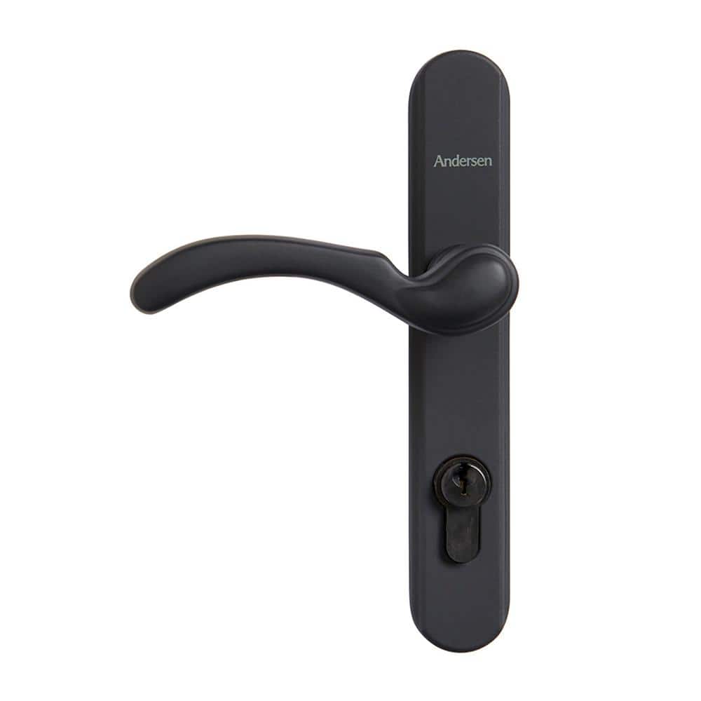 3000 and 4000 Series Matte Black Traditional Storm Door Handle Set
