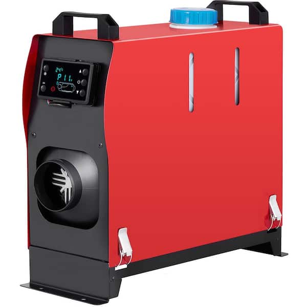 5-KW Diesel Air Heater All in 1, 12-Volt Diesel Parking Heater Silencer 5000-Watt Diesel Heater Remote Control, LCD