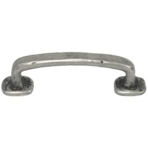 Riverstone 8 in. Center-to-Center Distressed Pewter Bar Pull Cabinet Pull