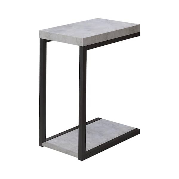 Coaster 1-shelf Snack Table Cement