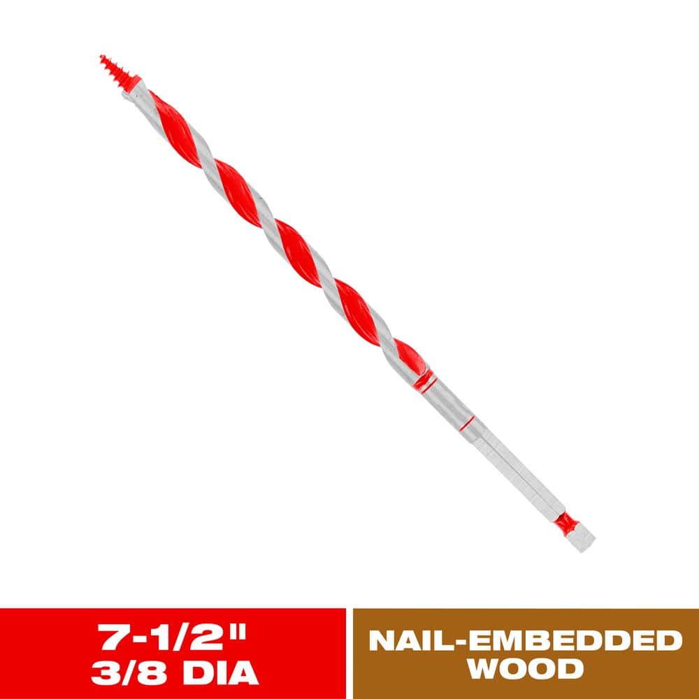 3/8 in. x 7-1/2 in. Auger Bit for Wood and Nail-Embedded Wood price history on PriceWatchPro