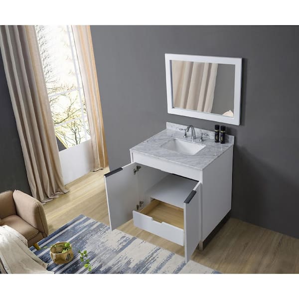 32 inch bathroom vanity without deals top