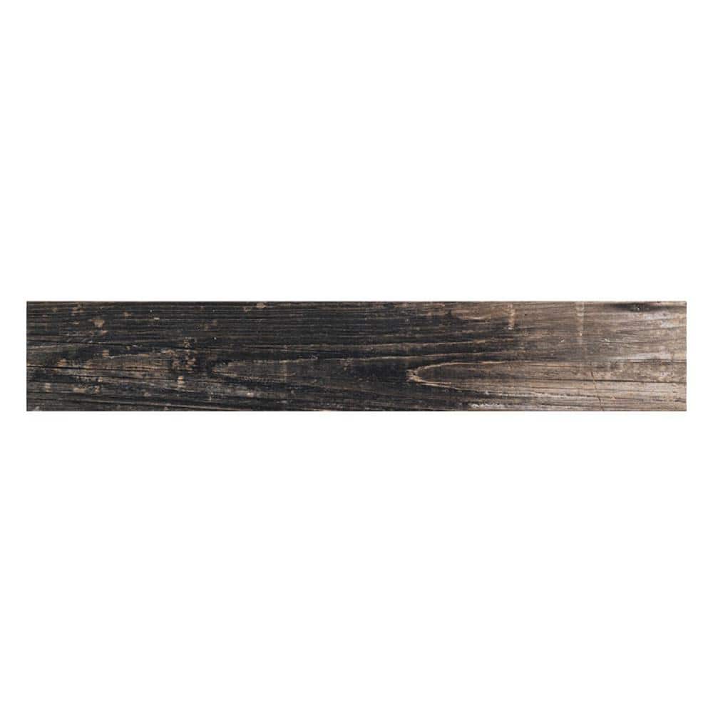 Harlan 7.9 in. x 47.2 in. Brown Porcelain Matte Wall and Floor Tile (10.36 sq. ft./case) 4-Pack price history on PriceWatchPro