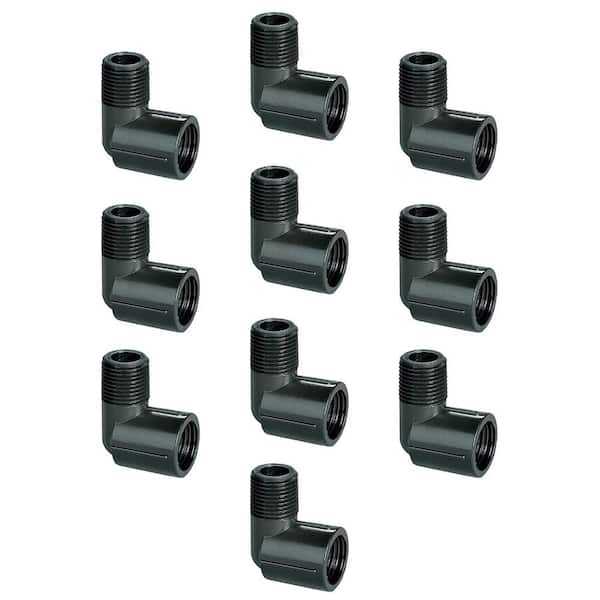 Rain Bird SWGE075 Gomito Per Irrigazione - 3/4" Maschio X 1/2" Spinato - 10 Pezzi - Raccordo Per Tubo E-A E PVC