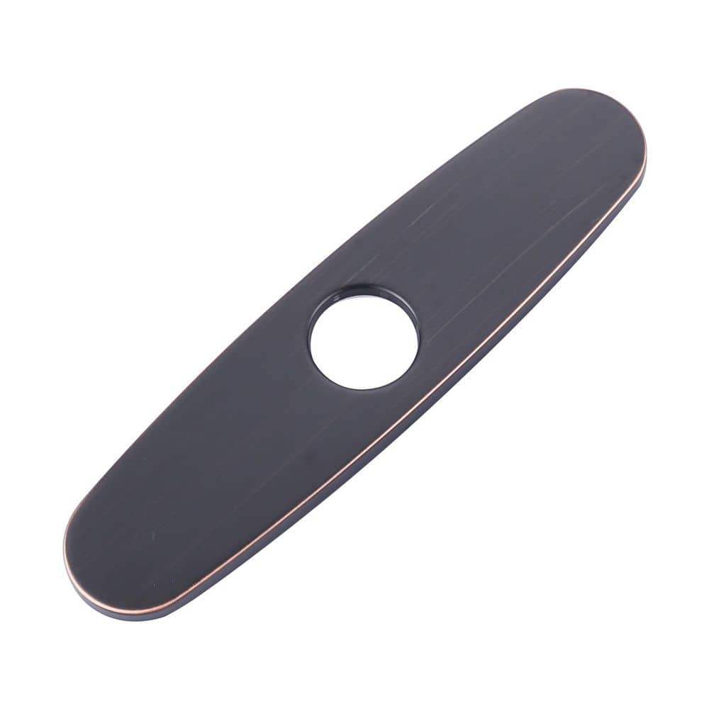 10 in. Stainless Steel Kitchen Sink Faucet Hole Cover Deck Plate Escutcheon in Oil Rubbed Bronze price history on PriceWatchPro