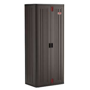 30 in. W x 72 in. H x 20 in. D Plastic Freestanding Garage Cabinet in Slate
