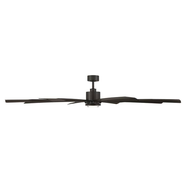 Size Matters 7 Ft. Smart Indoor/Outdoor Bronze Windmill Ceiling Fan + Selectable CCT Integrated LED + Remote