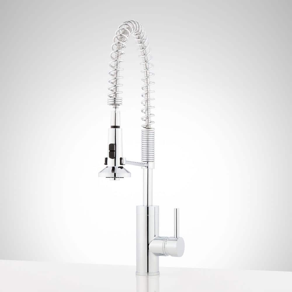 UPC 781889230473 product image for Presidio Single Handle Pull Out Sprayer Kitchen Faucet in Stainless Steel | upcitemdb.com