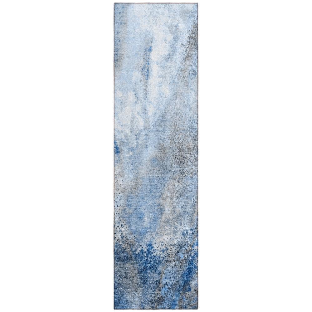 Chantille ACN505 Navy 2 ft. 3 in. x 7 ft. 6 in. Machine Washable Indoor/Out