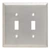 Legrand Pass & Seymour 302/304 S/S 2 Gang 2 Toggle Jumbo Wall Plate ...