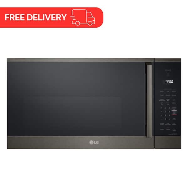 1.8 cu. ft. Over-the-Range Microwave in Printproof Black Stainless steel with EasyClean