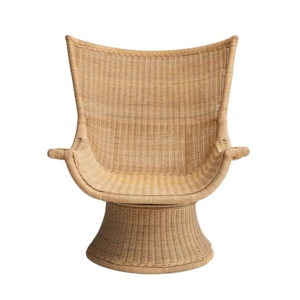 Hand woven rattan discount chair