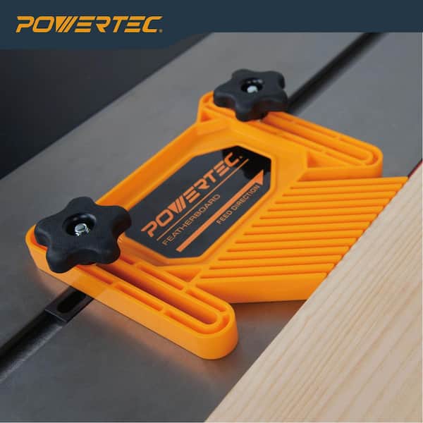 POWERTEC Dual Universal Featherboards For Multi-Functional Woodworking...