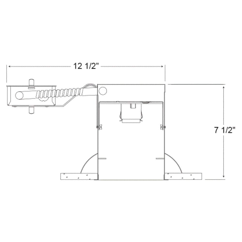 Juno 5" Aluminum Indoor/Outdoor LED Remodel Housing