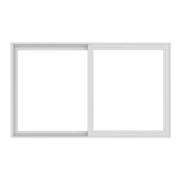 Andersen 59-1/2 in. x 35-1/2 in. 100 Series XO (Active Left) White Gliding Composite Window w/White Int & Hdw, Smartsun Glass