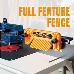 23-5/8 in. x 15-3/4 in. Bench Top Router Table and 24 in. Fence Set
