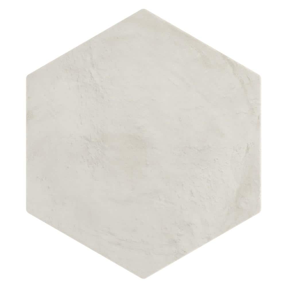 Dash Bianco 8.5 in. x 0.35 in. Matte Hexagon Porcelain Floor and Wall Tile Sample price history on PriceWatchPro