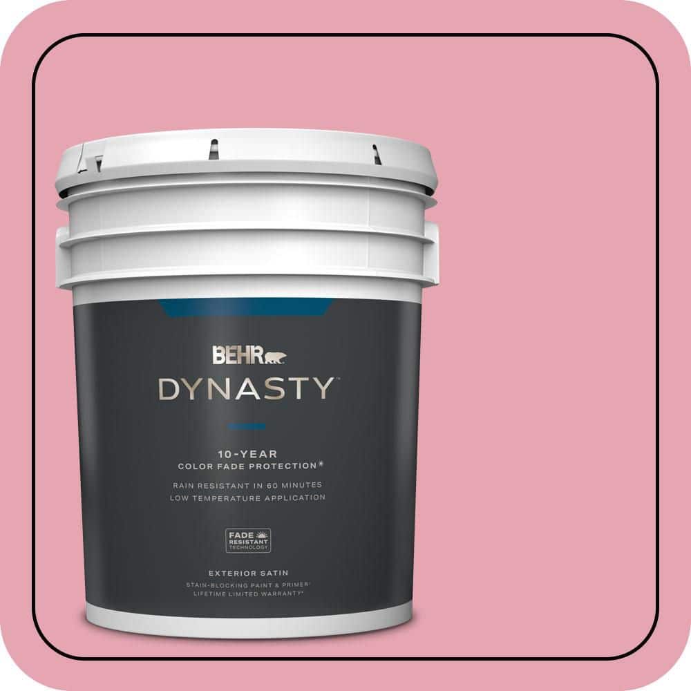 5 gal. #P140-3 Love at First Sight Satin Enamel Exterior Stain-Blocking Paint & Primer price history on PriceWatchPro