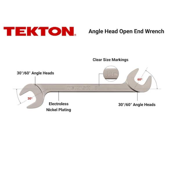 1-1/4 Inch Angle Head Open End Wrench