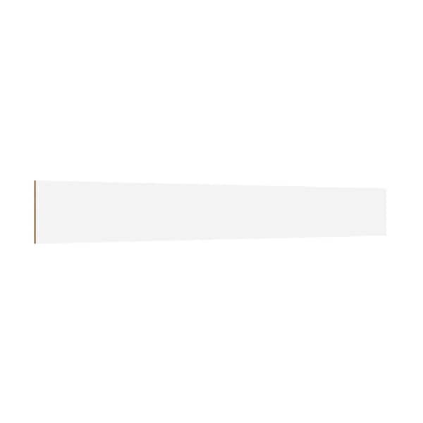 Designer Series 4.25 in. W x 0.25 in. D x 96 in. H Base Toe Kick in White