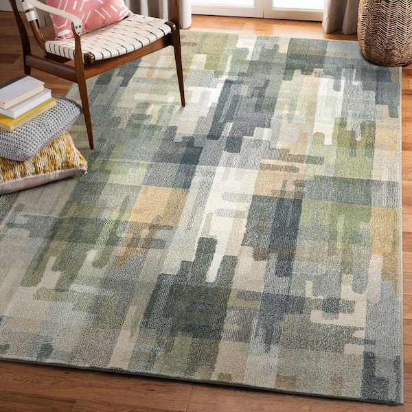 Riverstone Metro Plaid 5 ft. 3 in. x 7 ft. 6 in. Multi Area Rug