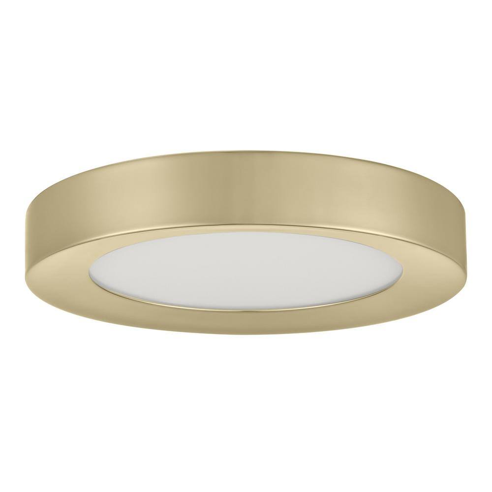 Hampton Bay 1006831081 Calloway HB 11 in. LED 5CCT Flush Mount in ...