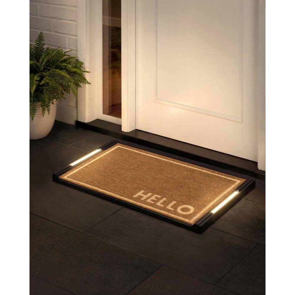BriteStep Corner Accent 32.5 in. x 18.5 in. Pressure-Activated, Wireless, Auto Shut-Off, Indoor/Outdoor LED Door Mat price history on PriceWatchPro