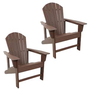 Raised Adirondack Chair - Set of 2 - Brown