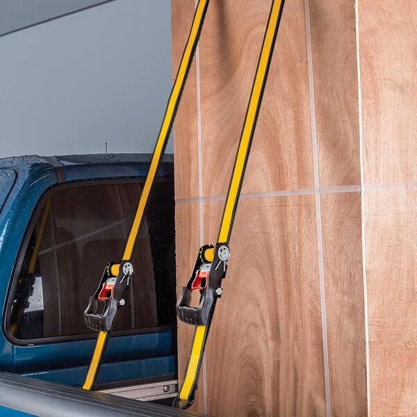 16 ft. x 1-1/2 in., 1500 lbs. Super-Duty Ratcheting Tie-Down Straps (2-Piece) 16 ft. x 1-1/2 in., 1500 lbs. Super-Duty Ratcheting Tie-Down Straps (2-Piece)