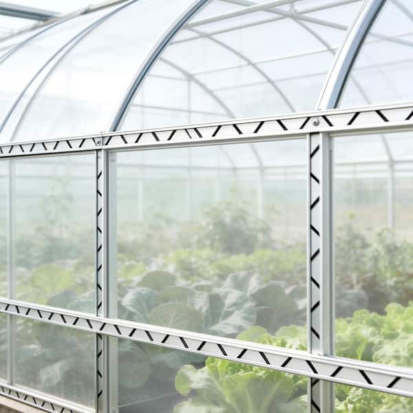 VEVOR Greenhouse Spring Wire and Lock Channel, 40 Packs 0.4 in