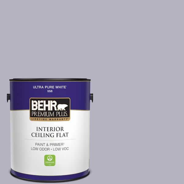 BEHR PREMIUM PLUS 1 gal. #N560-2 Coveted Gem Ceiling Flat Interior Paint