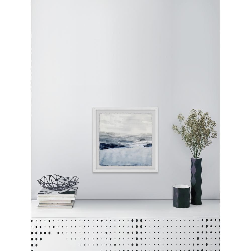 18 in. H x 18 in. W Faded Horizon I by Marmont Hill Framed Wall Art