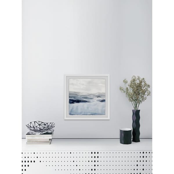 Unbranded 18 in. H x 18 in. W "Faded Horizon I" by Marmont Hill Framed Wall Art