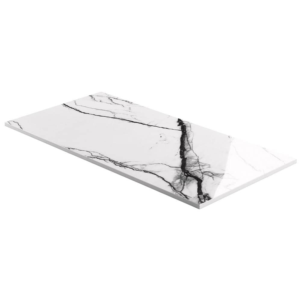 Magnus Breach 11.81 x 23.62 Polished Porcelain Marble-Look Tile