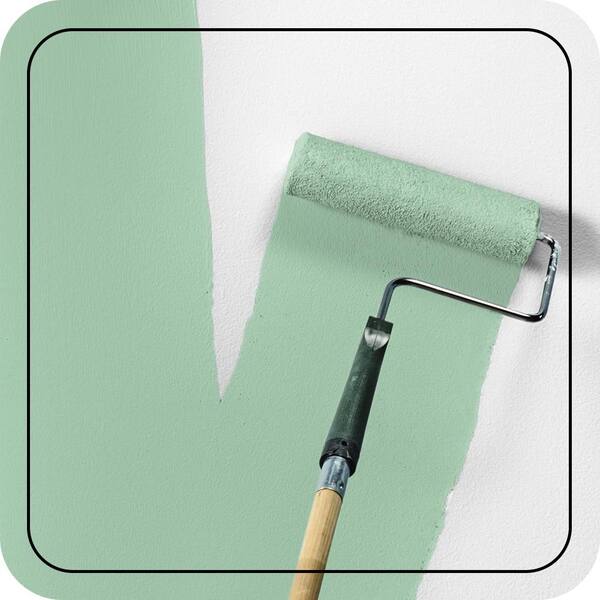 BEHR PREMIUM PLUS 1 qt. #460D-4 Aloe Essence Eggshell Enamel Low Odor  Interior Paint & Primer 240004 - The Home Depot