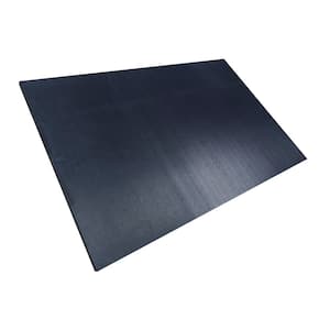 Non-Conductive Insulating Switchboard Mat, Class 2, Black, 24 in. x 96 in. ASTM D178, Indoor/Outdoor, Corrugated Surface