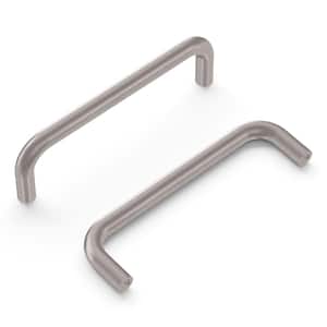 Wire Collection 3-3/4 in. (96 mm) Satin Nickel Cabinet Door and Drawer Pull