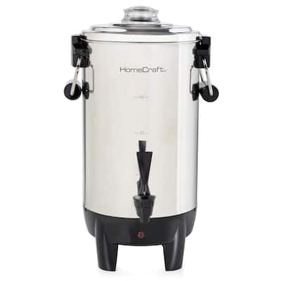 HCCU30SS Quick-Brewing 1000-Watt Automatic Stainless Steel 30-Cup Coffee Urn