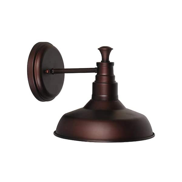 Design House Kimball 1-Light Textured Coffee Bronze Indoor Sconce