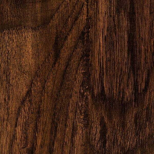 Home Decorators Collection Take Home Sample Java Hickory Click Vinyl Plank - 4 in. x 4 in.