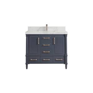 Willow Collections Hudson 48 in. W x 22 in. D x 36 in. H Bath Vanity in ...