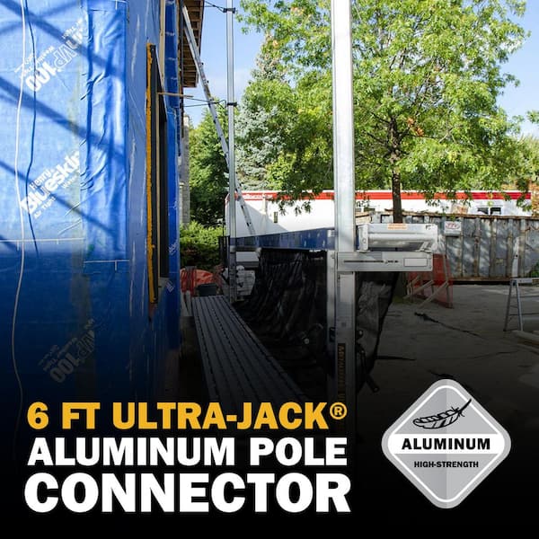 Ultra-Jack 6 ft. Aluminum Pole Connector for the Ultra-Jack Scaffolding System