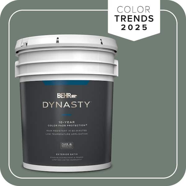 BEHR DYNASTY 5 gal. #N420-5 Boreal Satin Enamel Exterior Stain-Blocking Paint & Primer